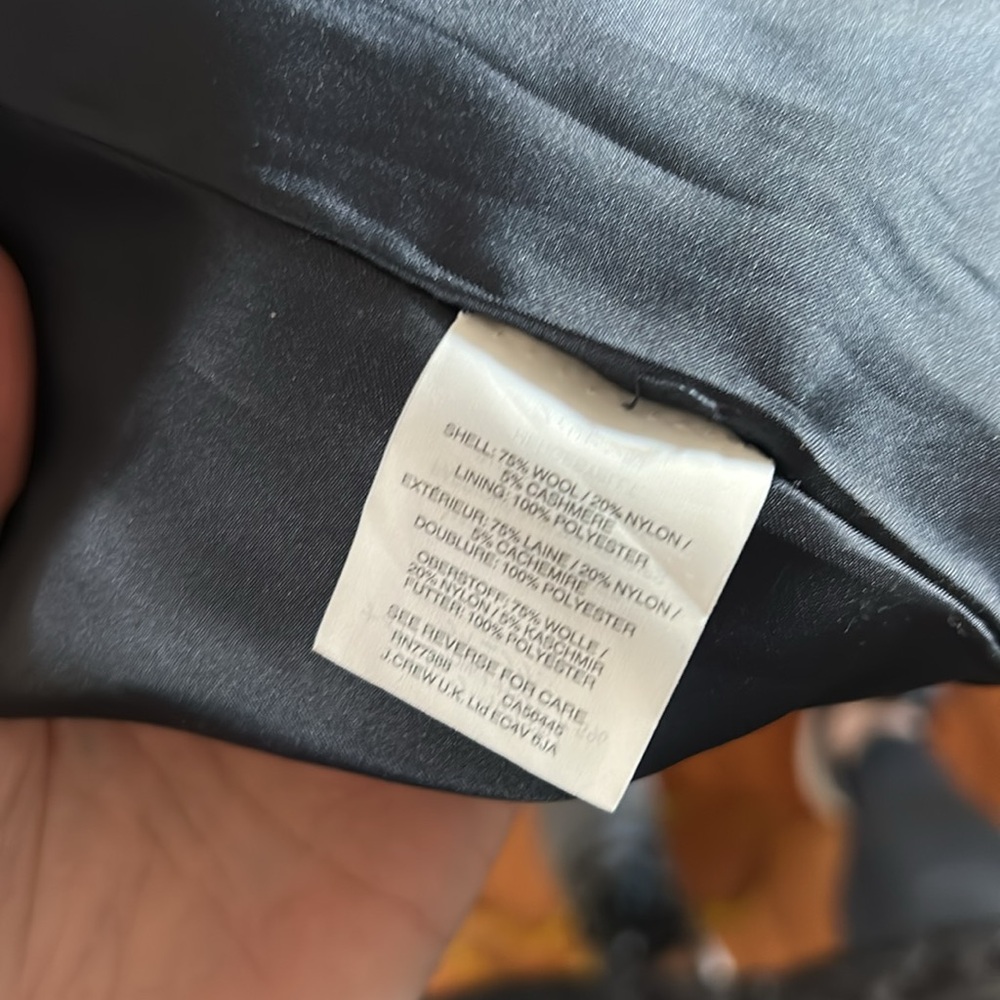 J. Crew Nello Gori Wool Majesty Pea Coat - Picture 7 of 7